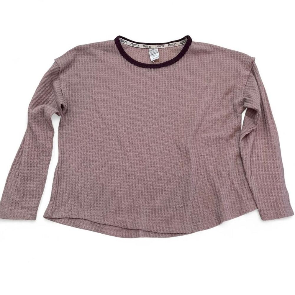 Born Men's Purple and Pink Jumper